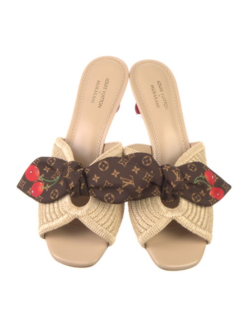 Louis Vuitton Straw Slides