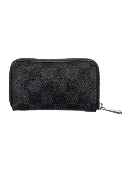 Louis Vuitton 2014 Damier Graphite Pattern Zippy Coin Purse