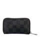 Louis Vuitton 2014 Damier Graphite Pattern Zippy Coin Purse
