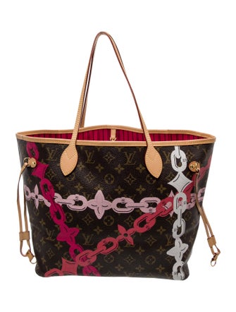 Louis Vuitton LV Monogram Bay Neverfull w/Pouch MM