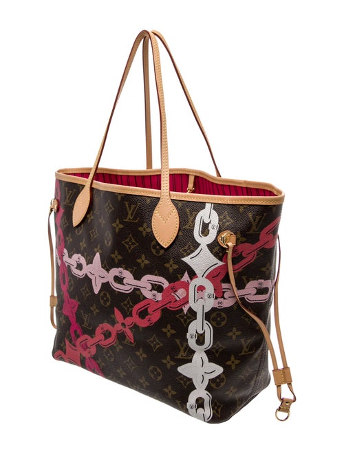 Louis Vuitton LV Monogram Bay Neverfull w/Pouch MM