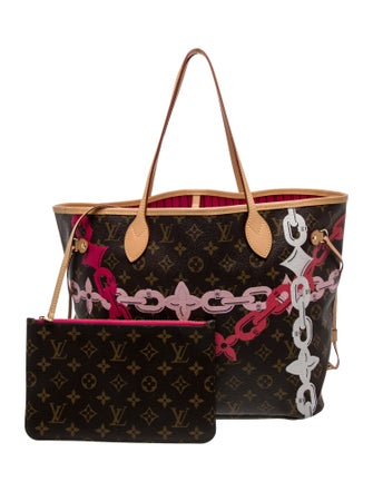 Louis Vuitton LV Monogram Bay Neverfull w/Pouch MM