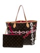 Louis Vuitton LV Monogram Bay Neverfull w/Pouch MM