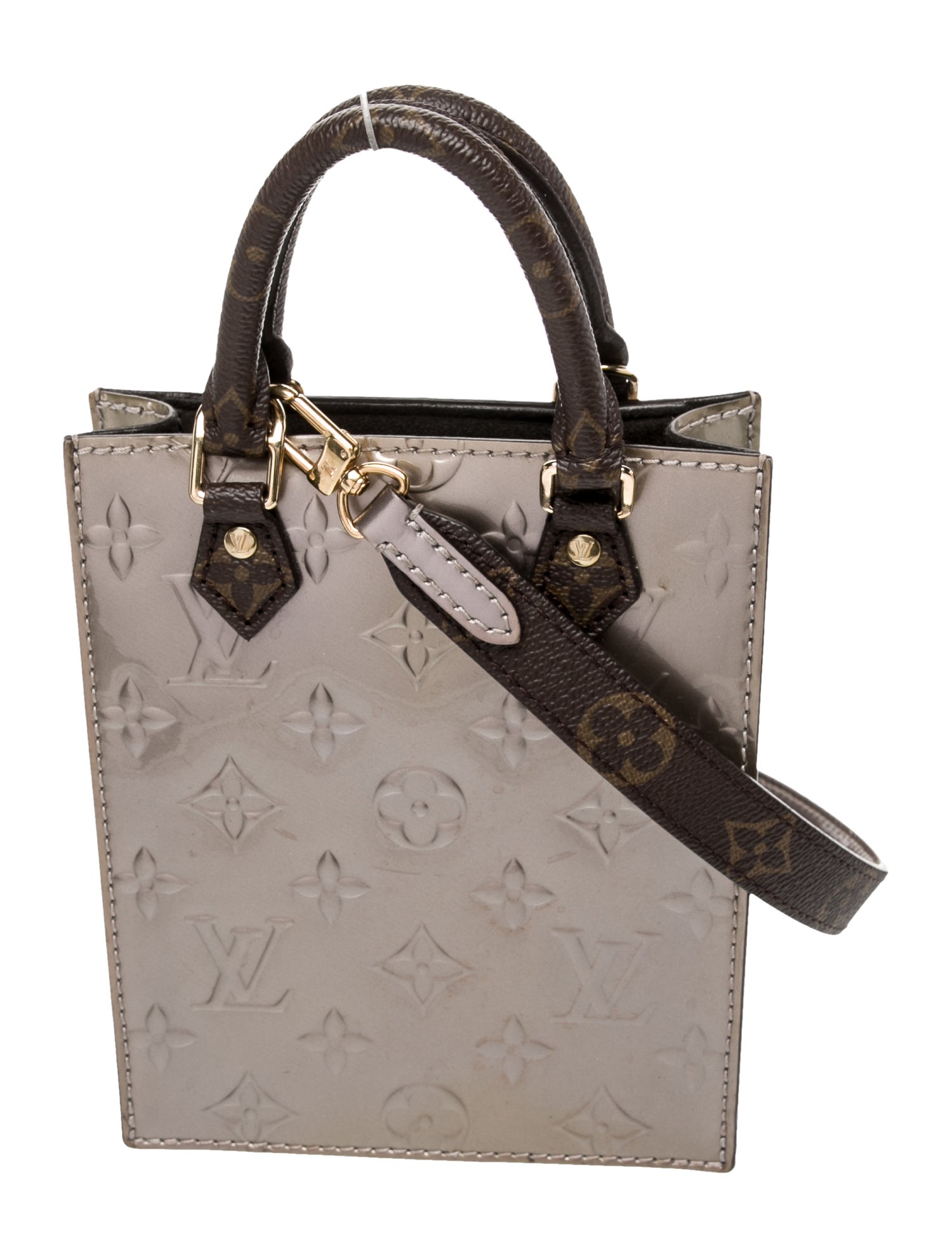 Louis Vuitton Monogram Vernis Sac Plat Mini