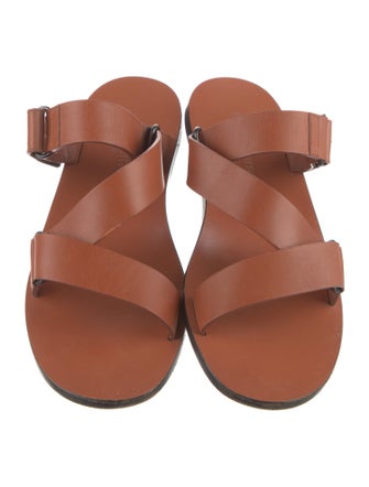 Louis Vuitton Leather Slides