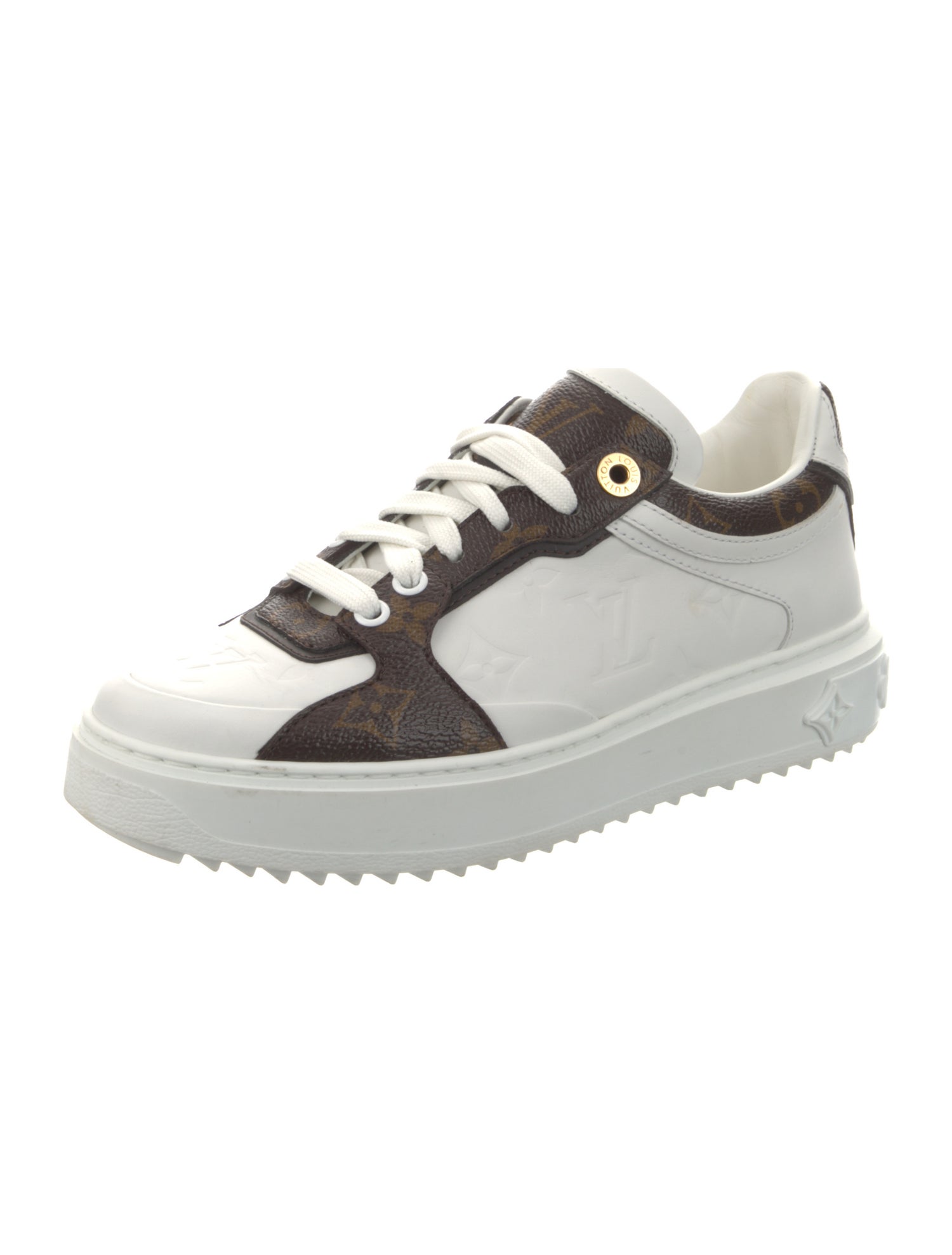 Louis Vuitton LV Monogram Leather Sneakers