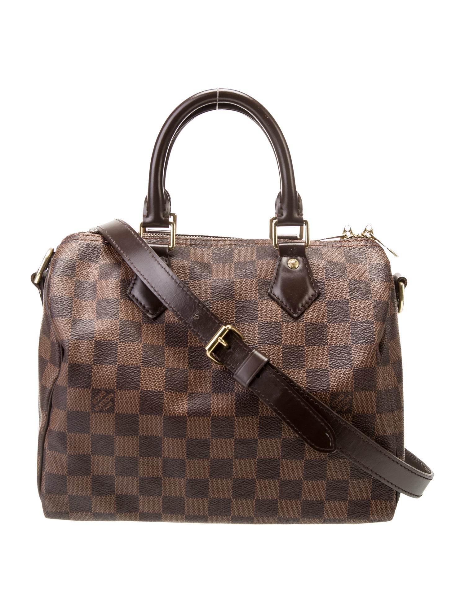 Louis Vuitton Damier Ebene Speedy Bandouliere 25