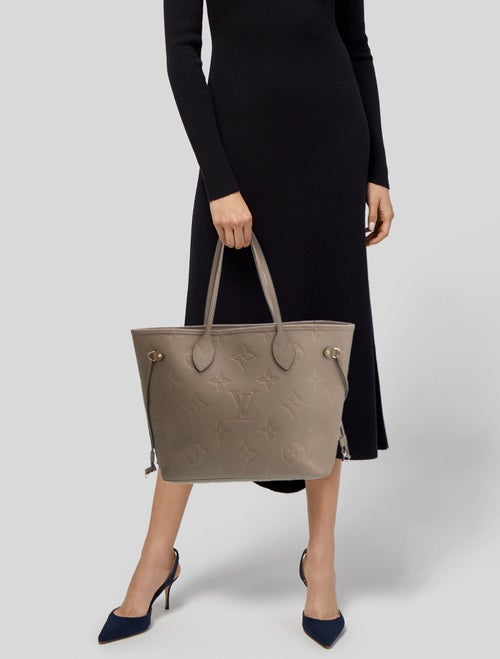 Louis Vuitton LV Monogram Neverfull w/Pouch MM