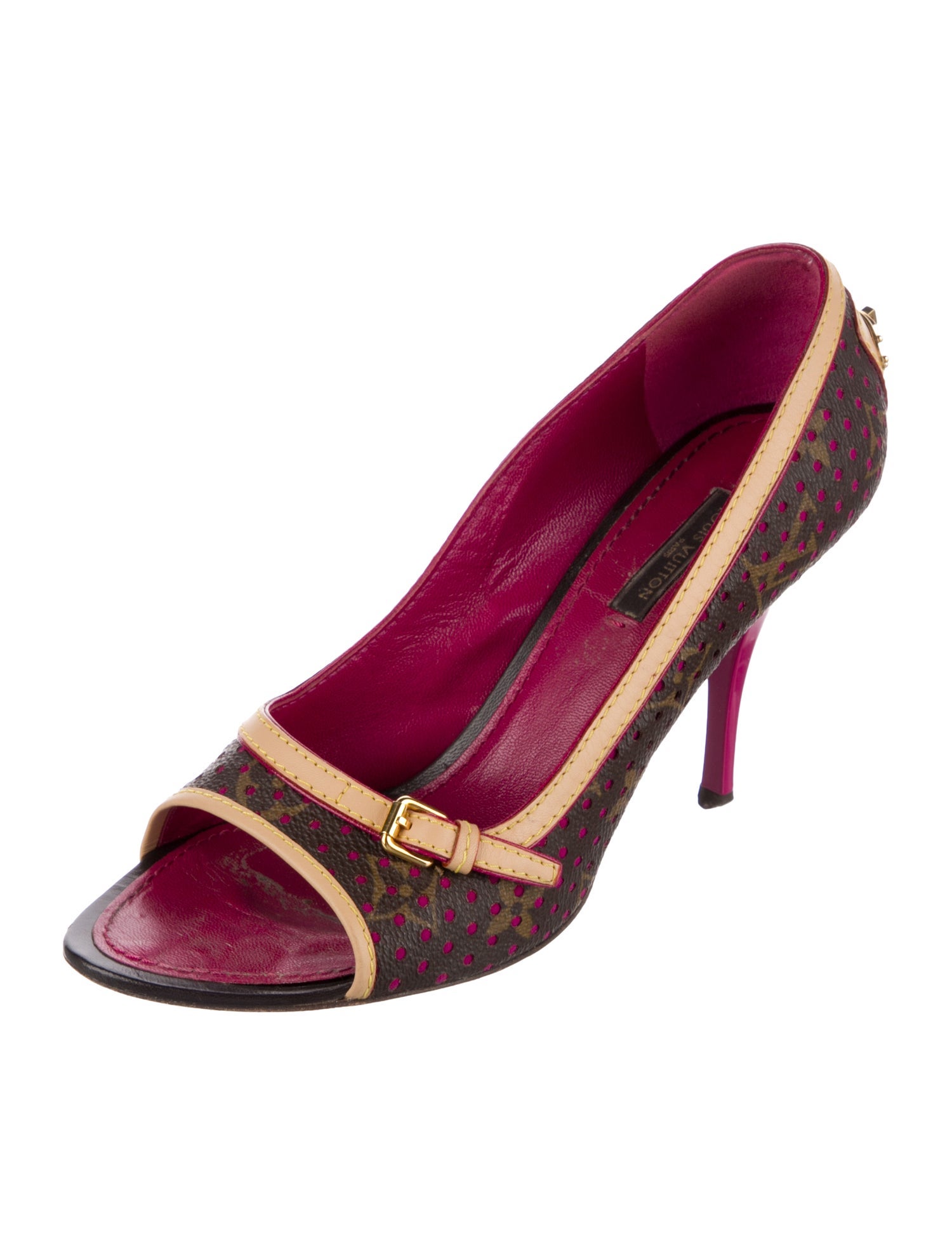 Louis Vuitton LV Monogram Canvas Slingback Sandals