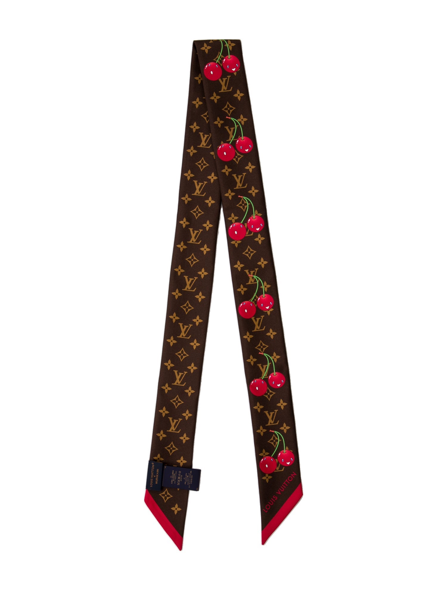 Louis Vuitton x Takashi Murakami Cerise Silk Bandeau