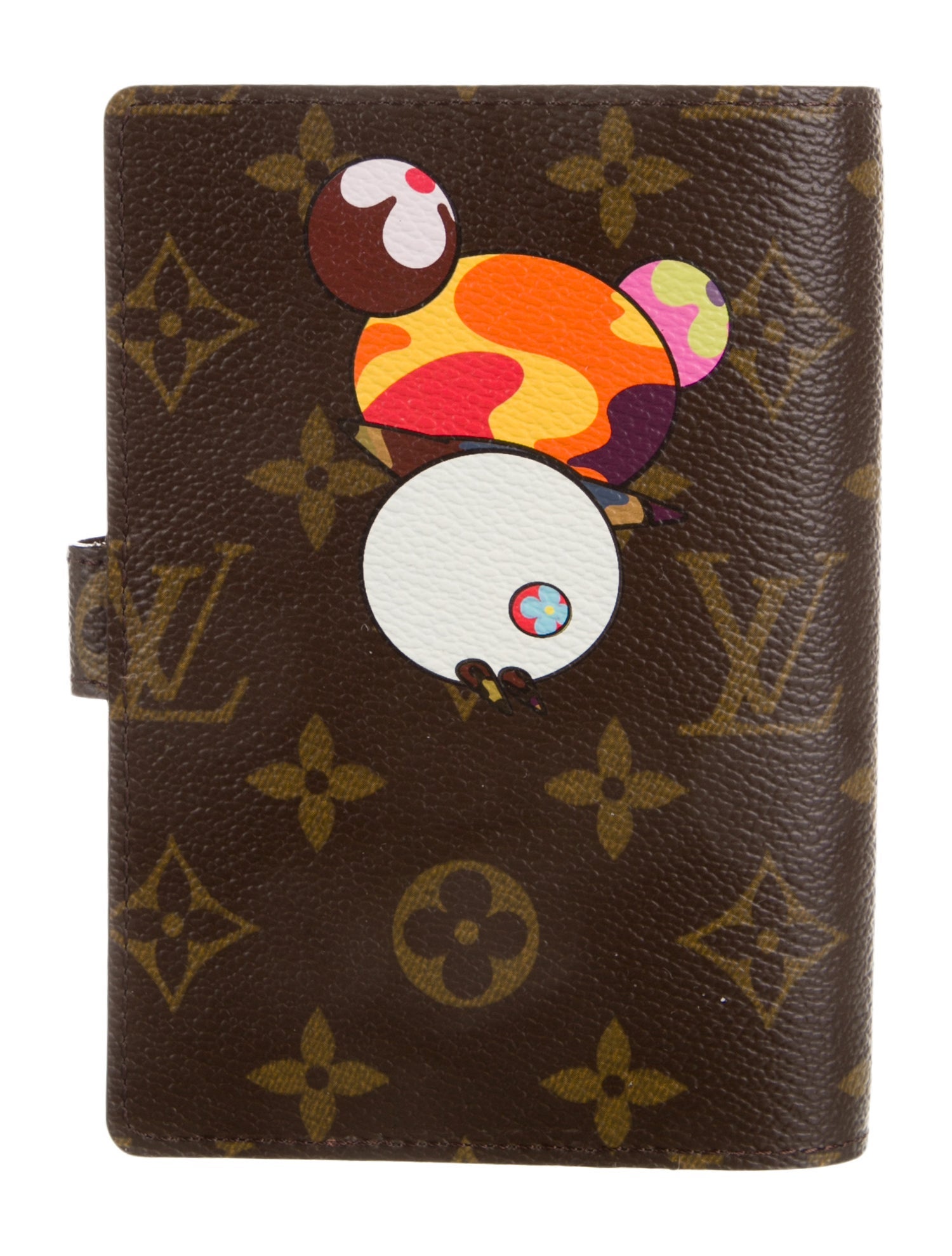 Louis Vuitton x Takashi Murakami Panda Small Ring Agenda Cover