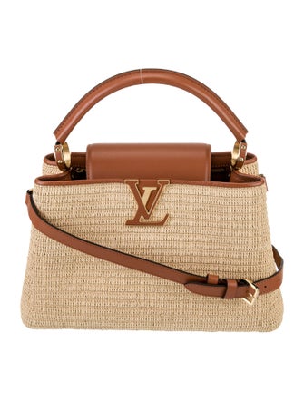 Louis Vuitton Raffia Capucines MM
