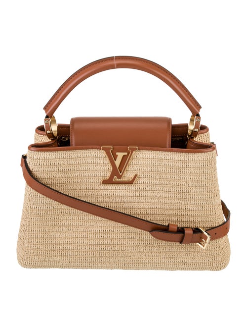 Louis Vuitton Raffia Capucines MM