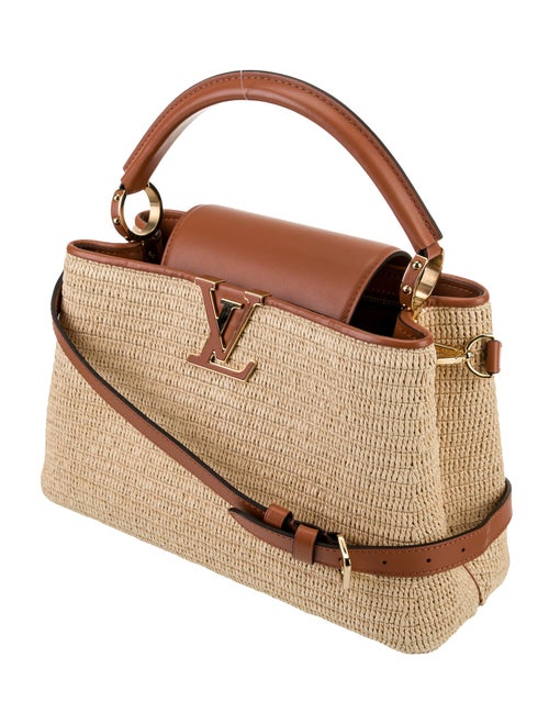 Louis Vuitton Raffia Capucines MM