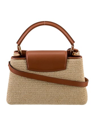 Louis Vuitton Raffia Capucines MM