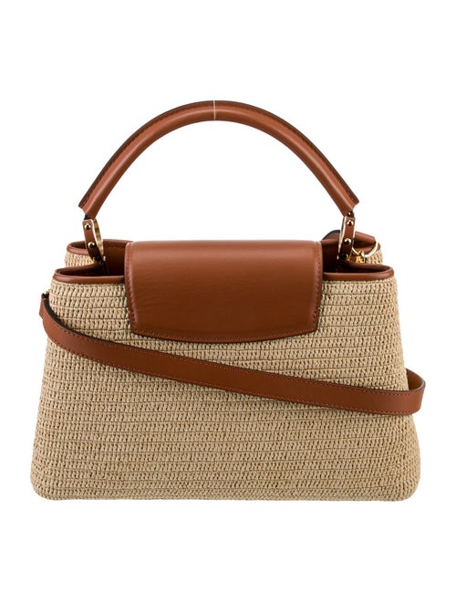 Louis Vuitton Raffia Capucines MM