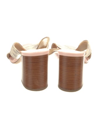 Louis Vuitton Damier Azur Pattern Slides