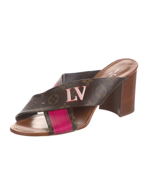 Louis Vuitton Panorama Slide Mule LV Monogram Slides