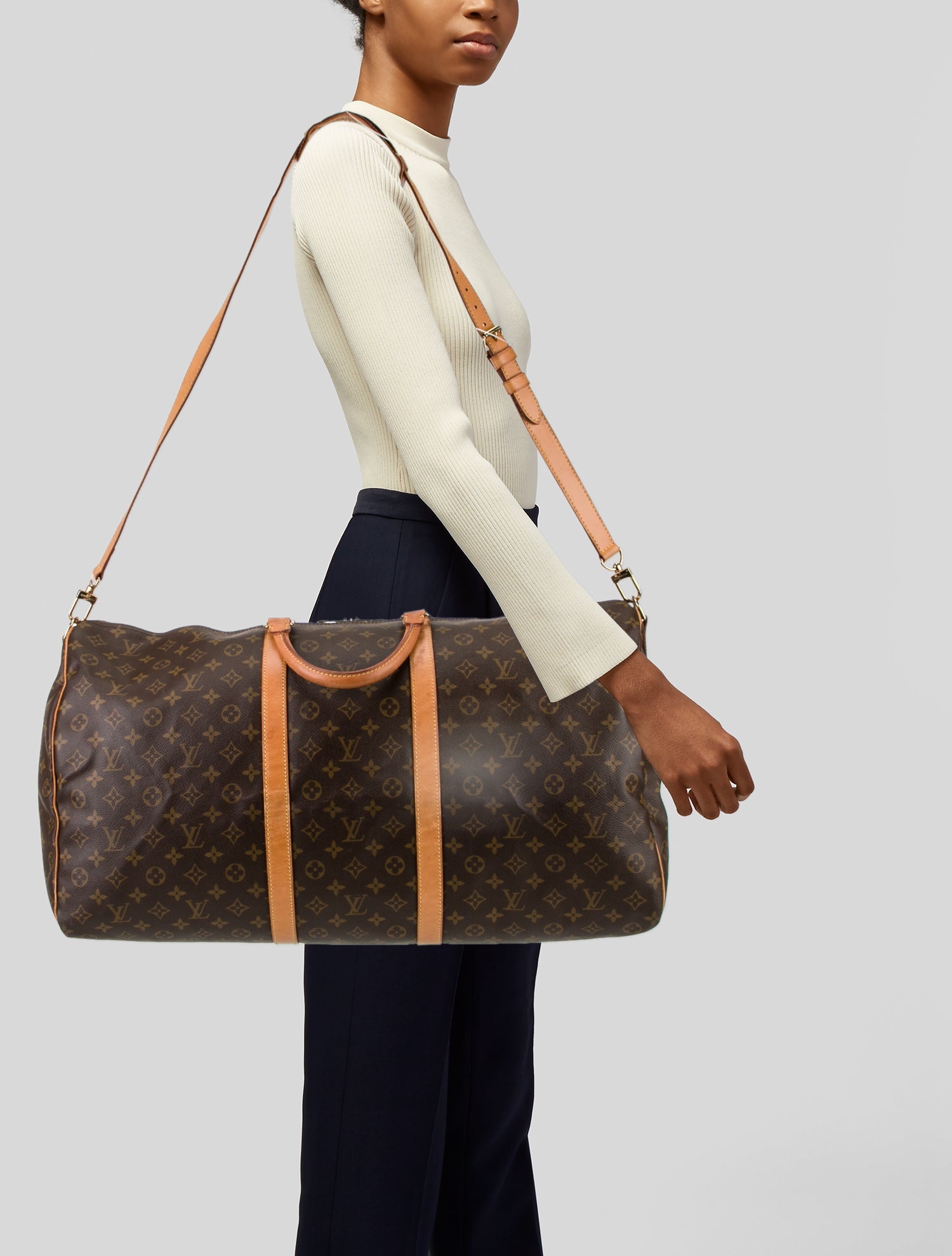 Louis Vuitton LV Monogram Keepall Bandouliere 60