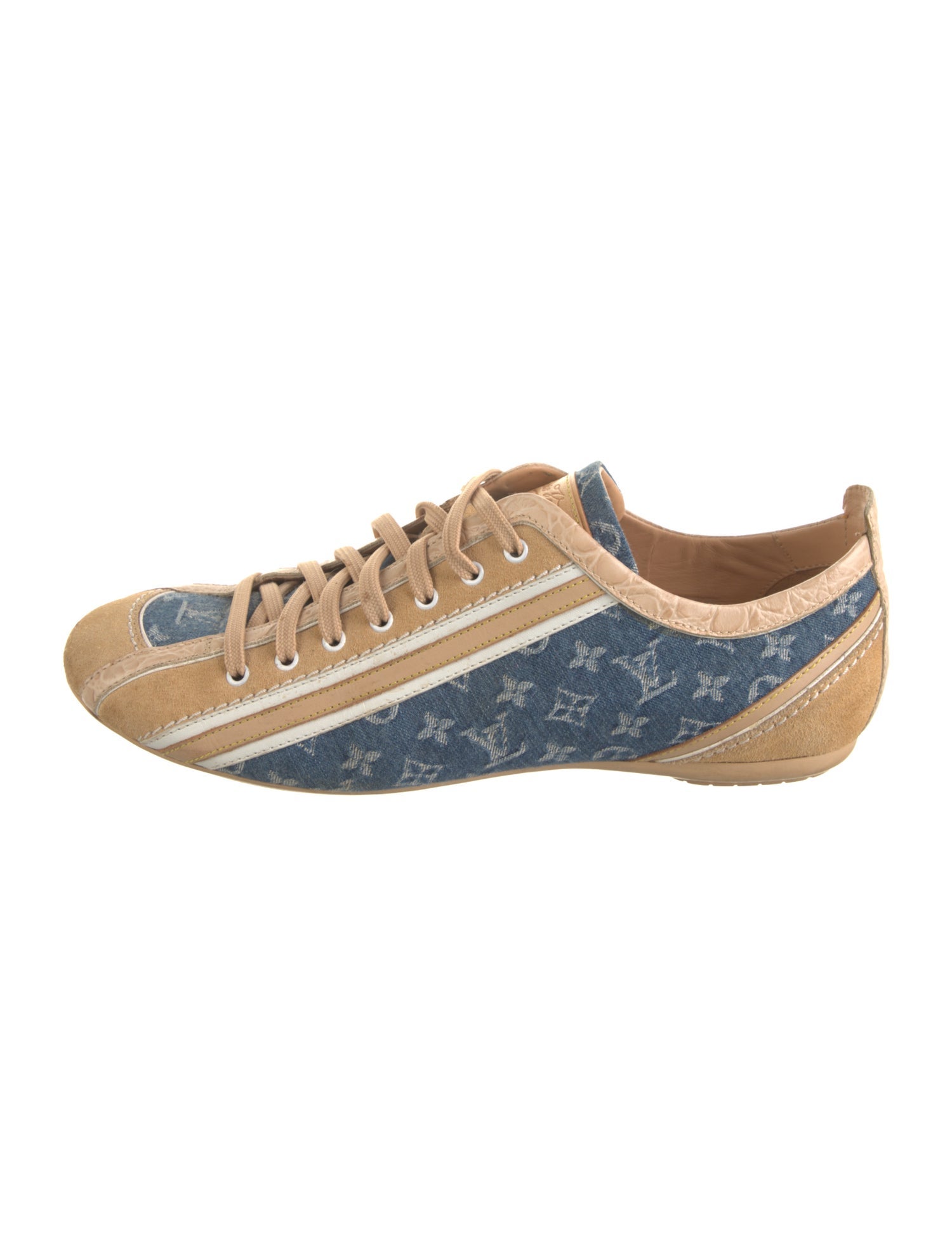 Louis Vuitton LV Monogram Suede Sneakers