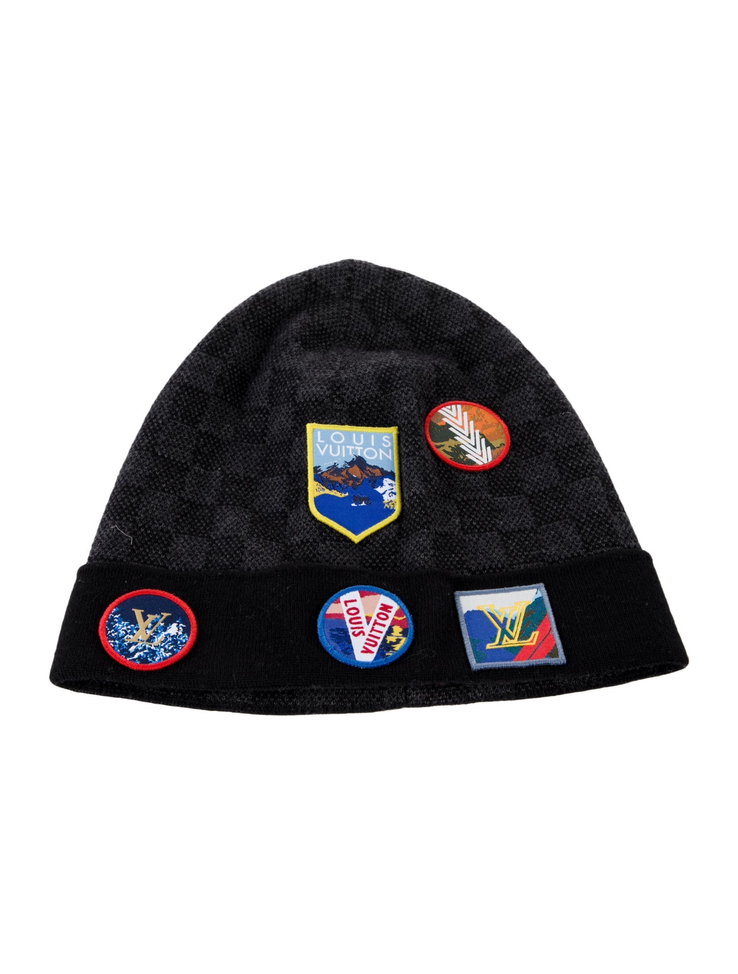 Louis Vuitton Petit Damier Alpes Wool Beanie