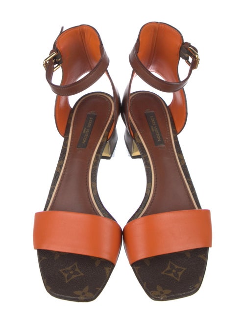 Louis Vuitton LV Monogram Leather Sandals