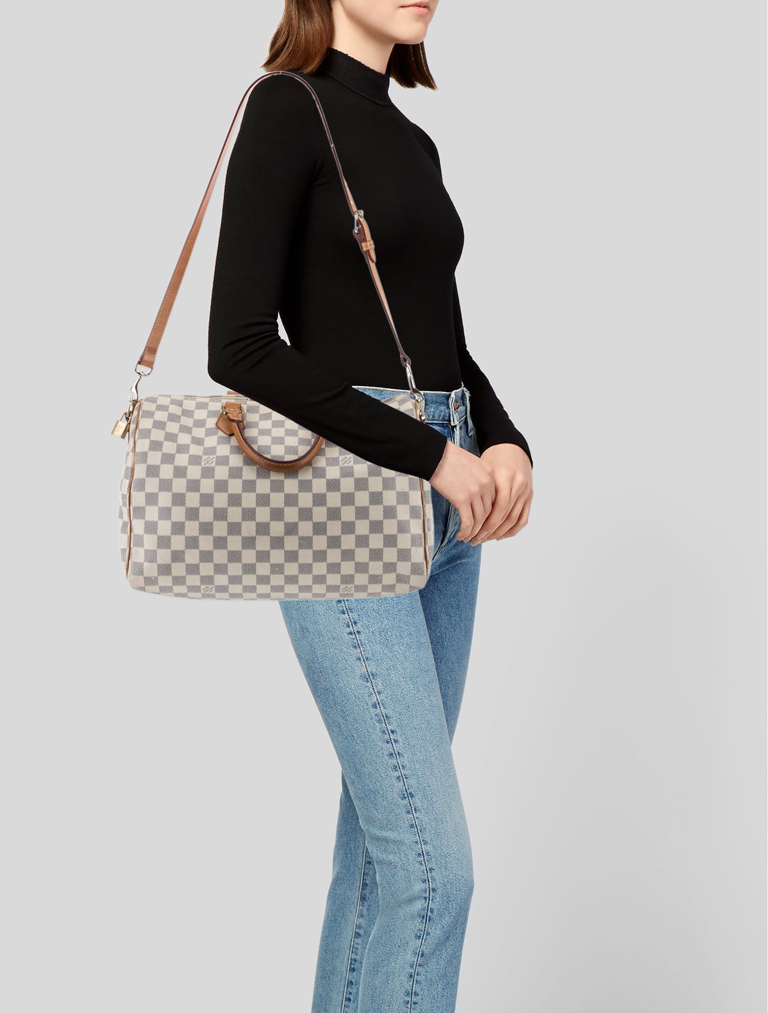 Louis Vuitton Damier Azur Speedy Bandouliere 35