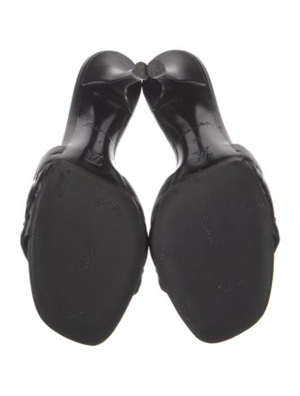 Louis Vuitton LV Monogram Leather Slides