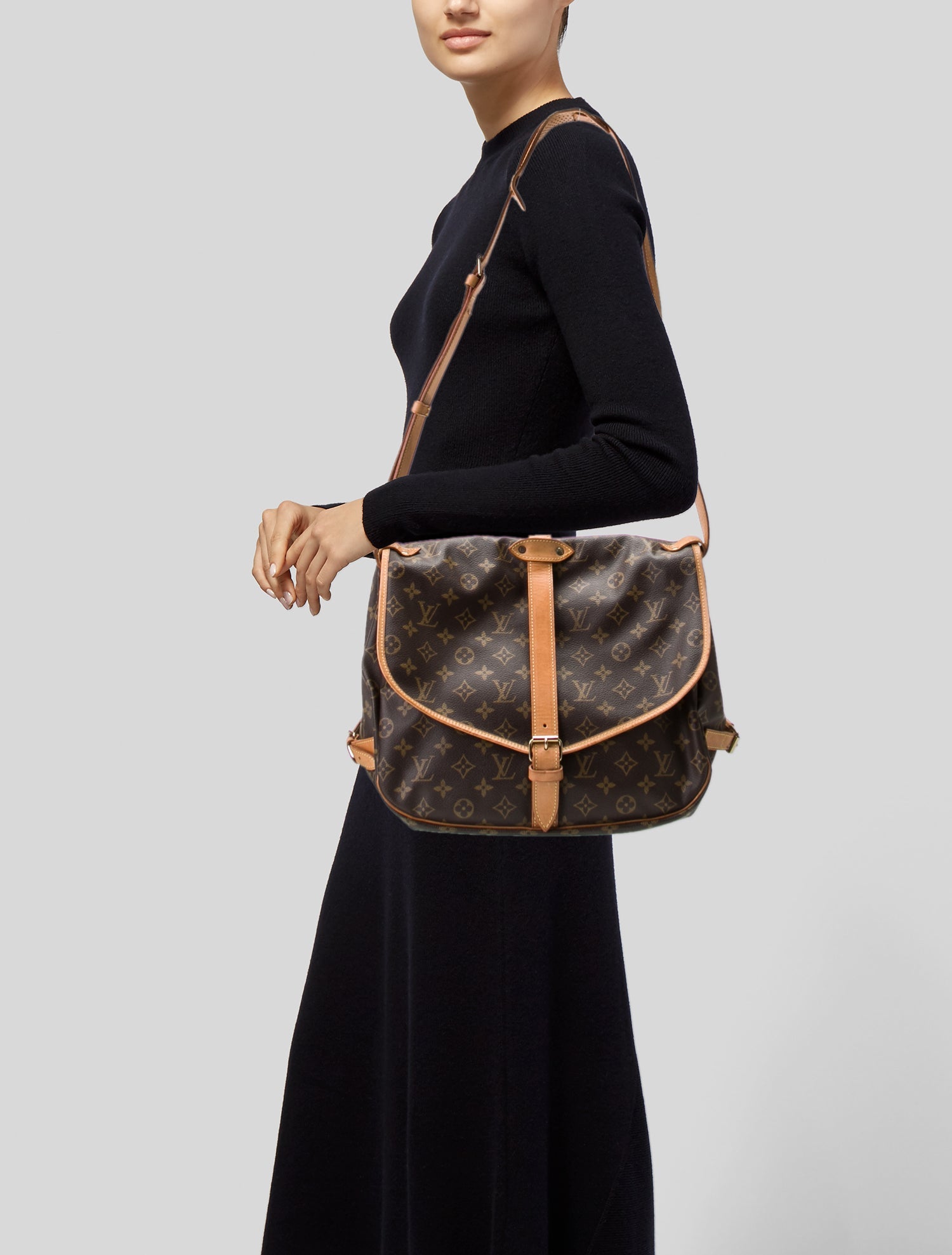 Louis Vuitton LV Monogram Saumur GM