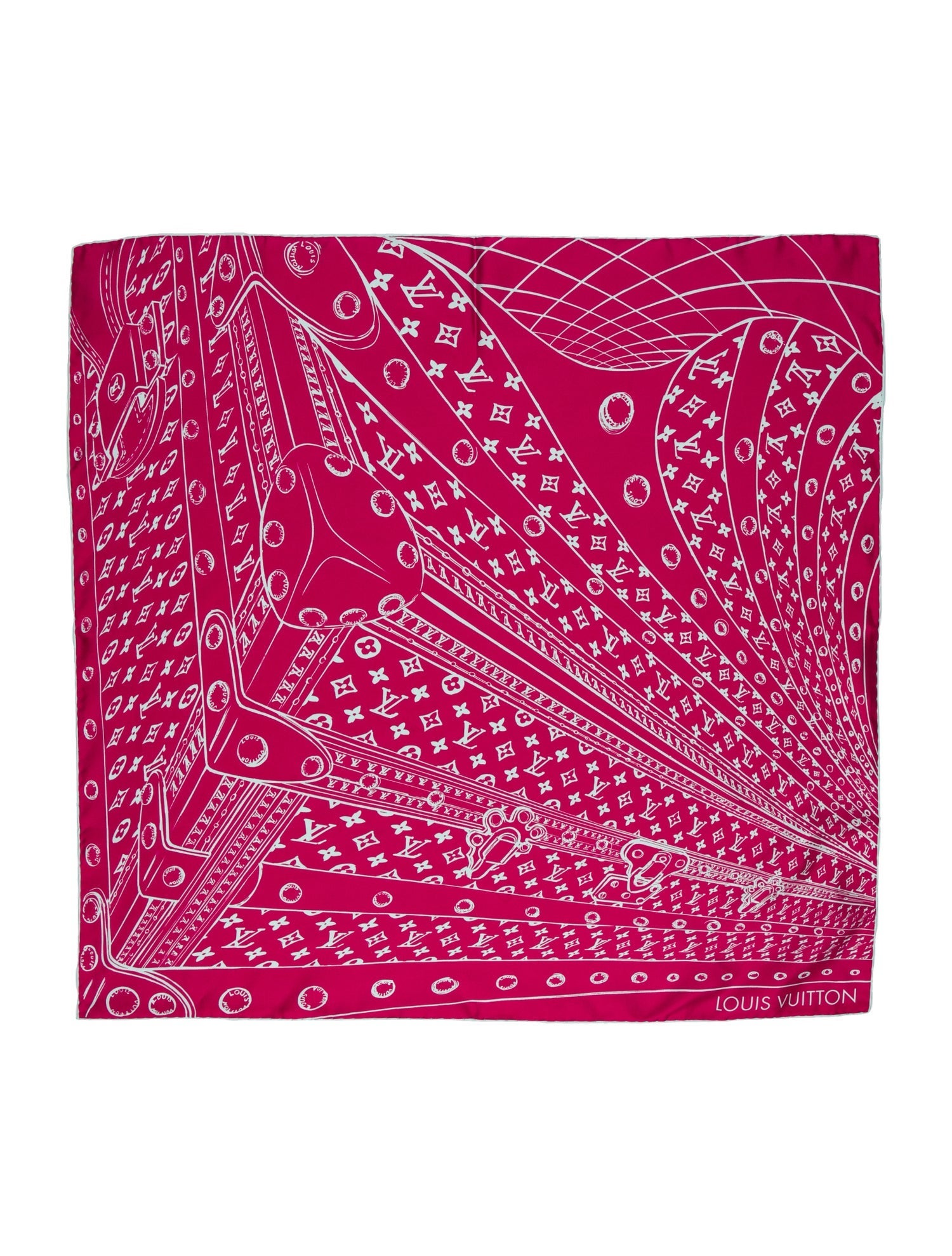 Louis Vuitton Silk 2015 Scarf w/ Tags
