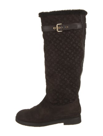 Louis Vuitton 2011 LV Monogram Riding Boots