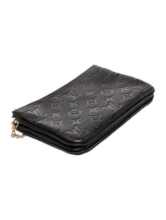 Louis Vuitton LV Monogram Double Zip Pochette