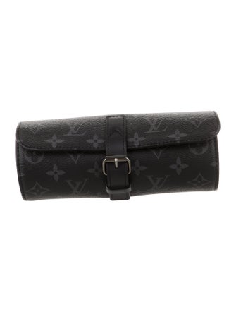 Louis Vuitton Monogram Eclipse 3 Watch Case