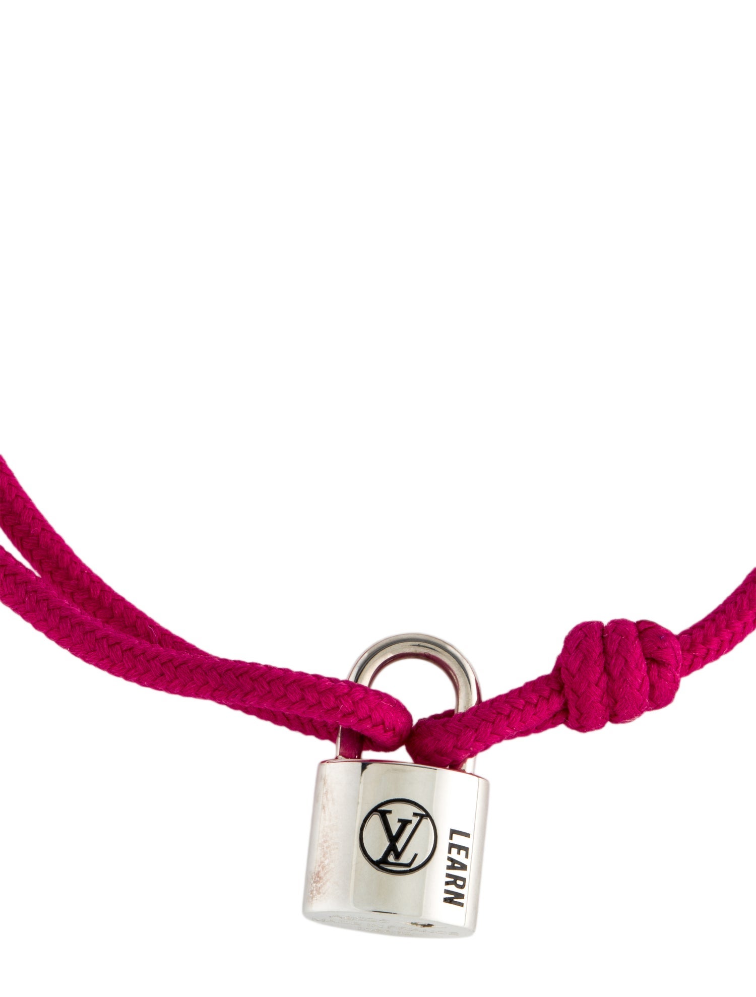 Louis Vuitton Lockit Bracelet w/ Cord