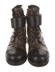 Louis Vuitton Citizen Flat LV Monogram Combat Boots