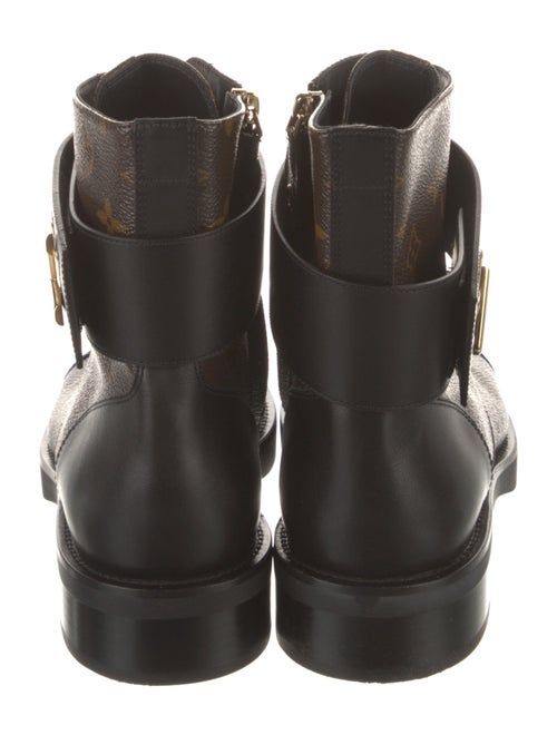 Louis Vuitton Citizen Flat LV Monogram Combat Boots