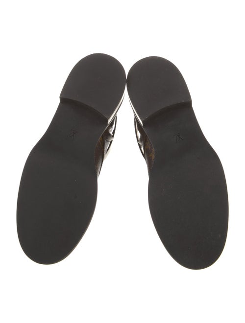 Louis Vuitton Citizen Flat LV Monogram Combat Boots