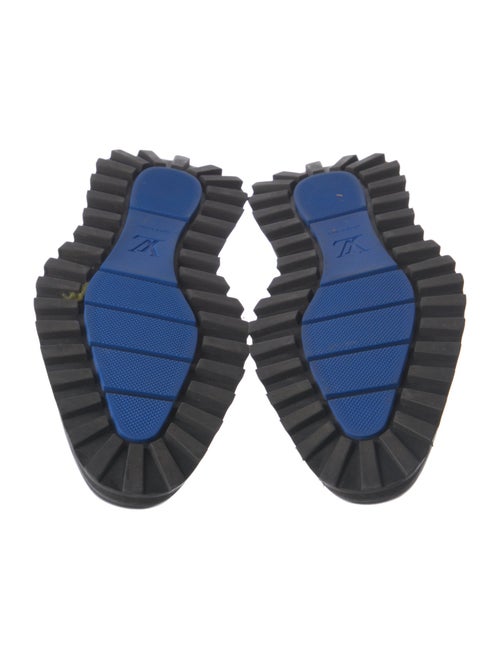 Louis Vuitton Leather Printed Derby Shoes