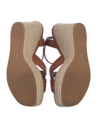 Louis Vuitton Leather Espadrilles