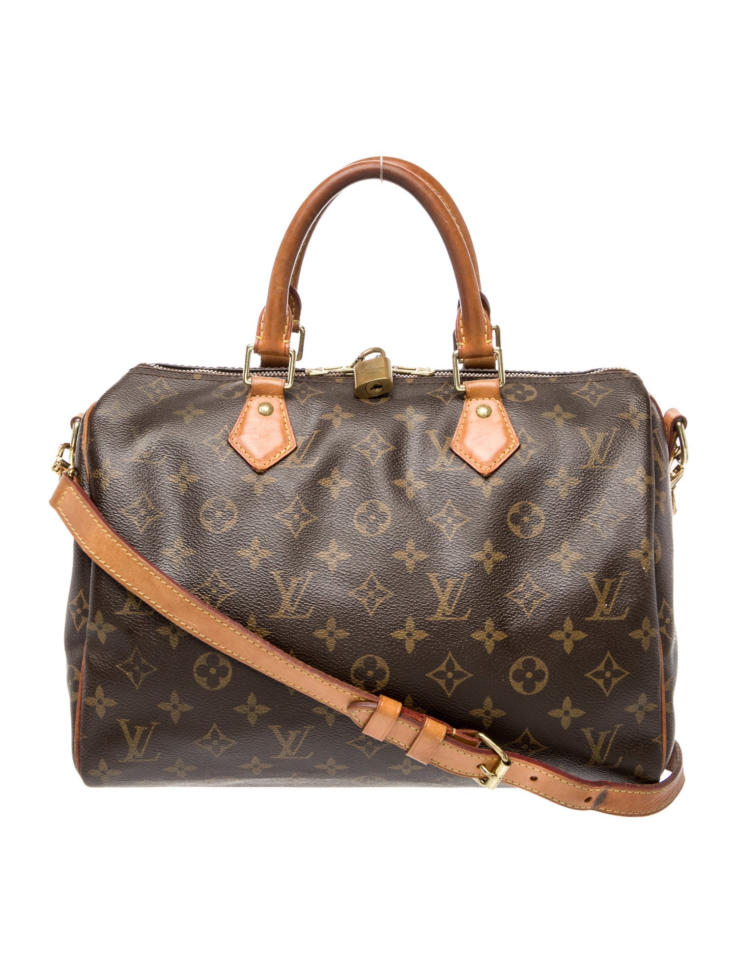Louis Vuitton LV Monogram Speedy Bandouliere