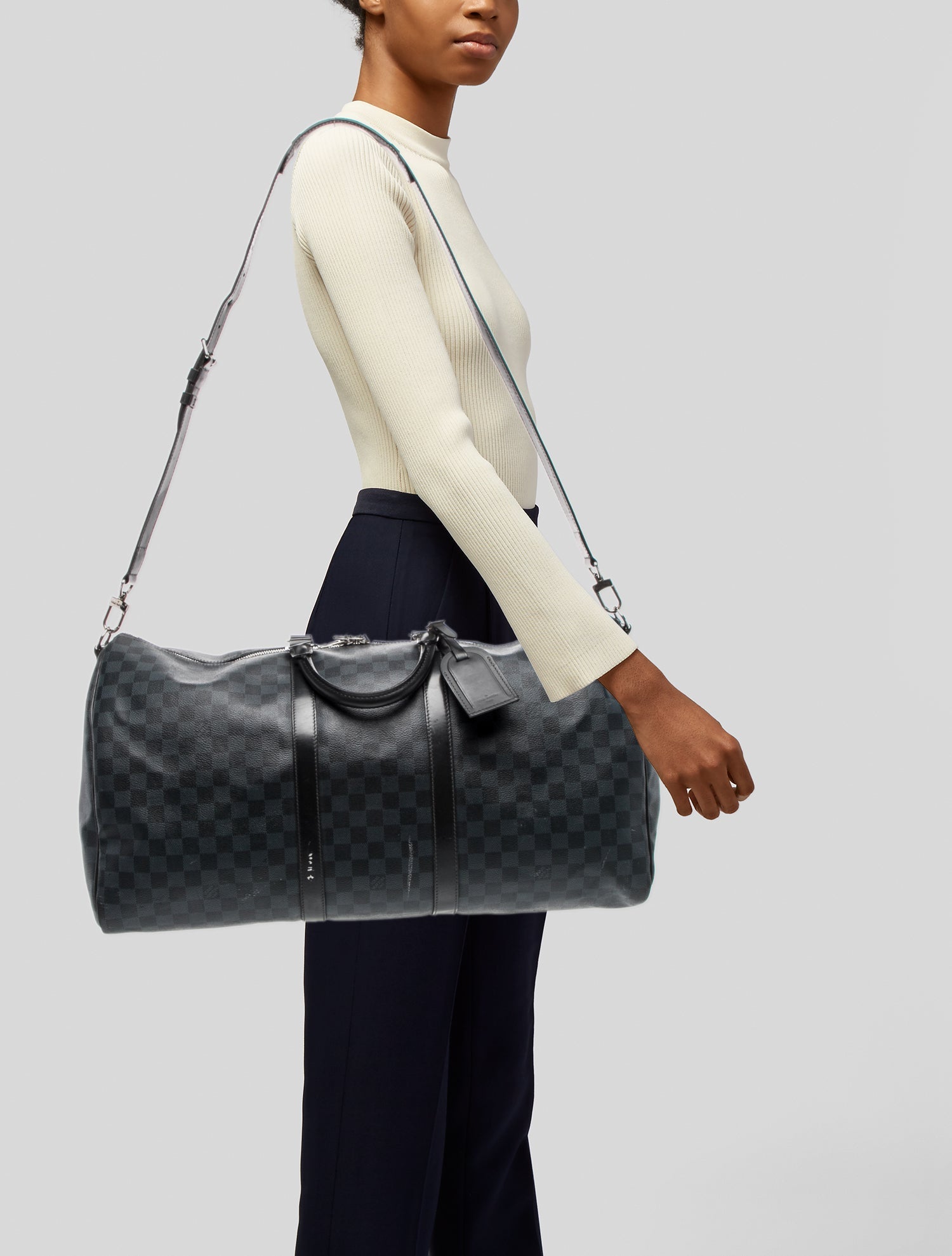 Louis Vuitton Damier Graphite Keepall Bandouliere 55