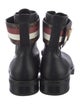 Louis Vuitton LV Monogram Leather Combat Boots