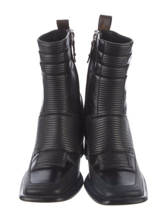 Louis Vuitton LV Monogram Leather Sock Boots