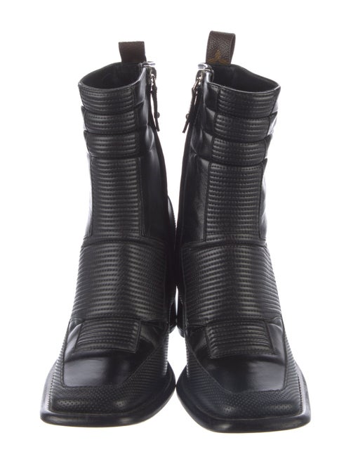 Louis Vuitton LV Monogram Leather Sock Boots