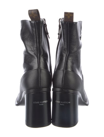 Louis Vuitton LV Monogram Leather Sock Boots