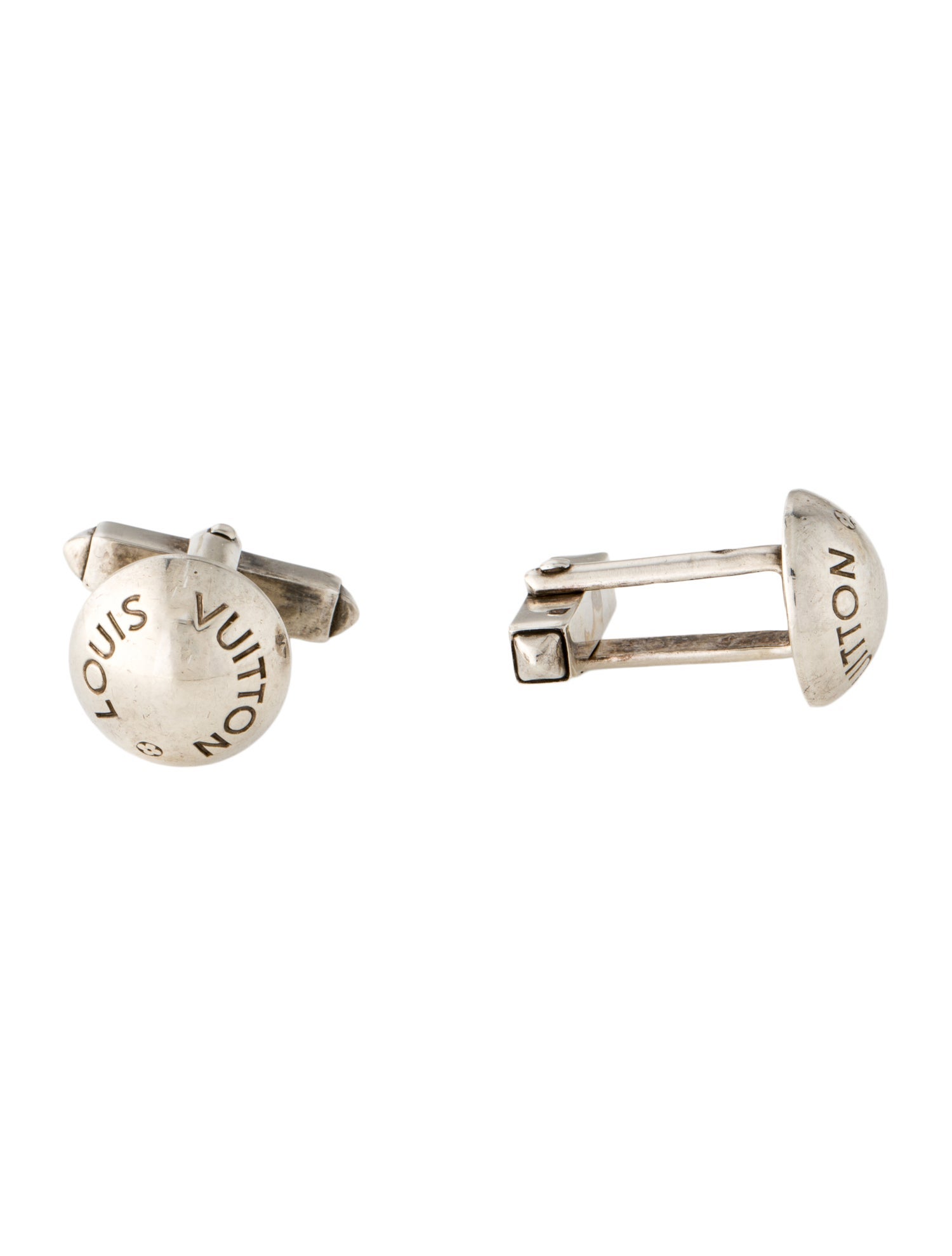 Louis Vuitton Logo Cufflinks