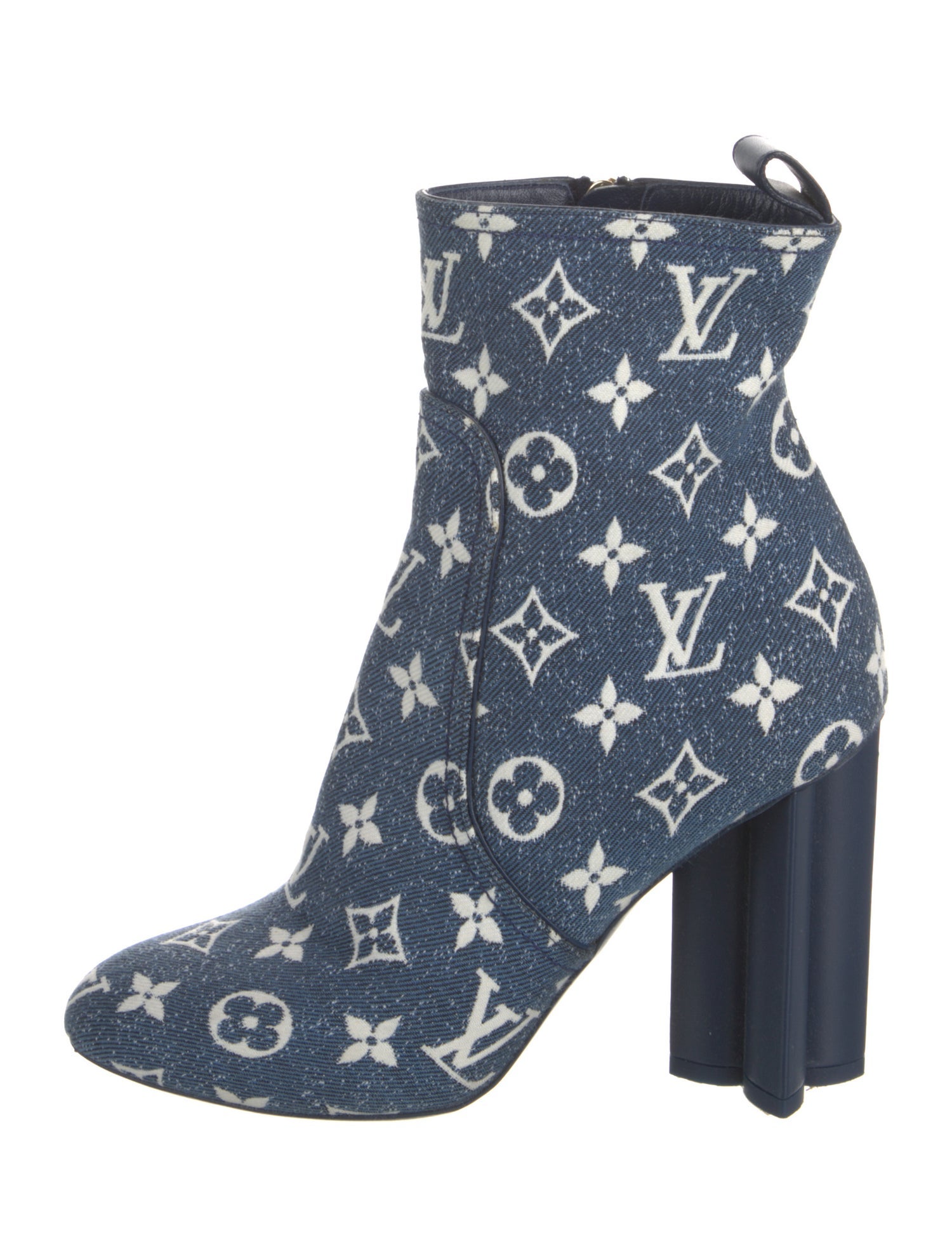 Louis Vuitton LV Monogram Denim Boots