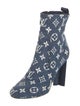 Louis Vuitton LV Monogram Denim Boots