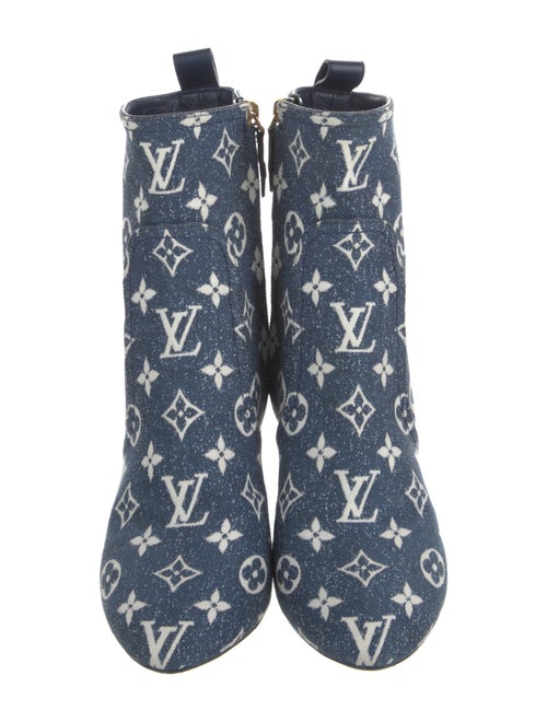 Louis Vuitton LV Monogram Denim Boots