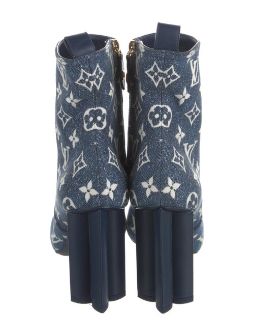 Louis Vuitton LV Monogram Denim Boots